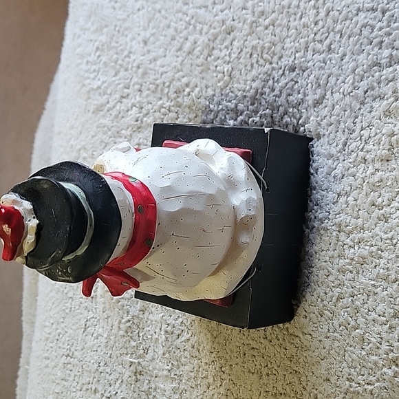 Snowman Holiday Decor Stocking Hanger - Picture 3 of 3